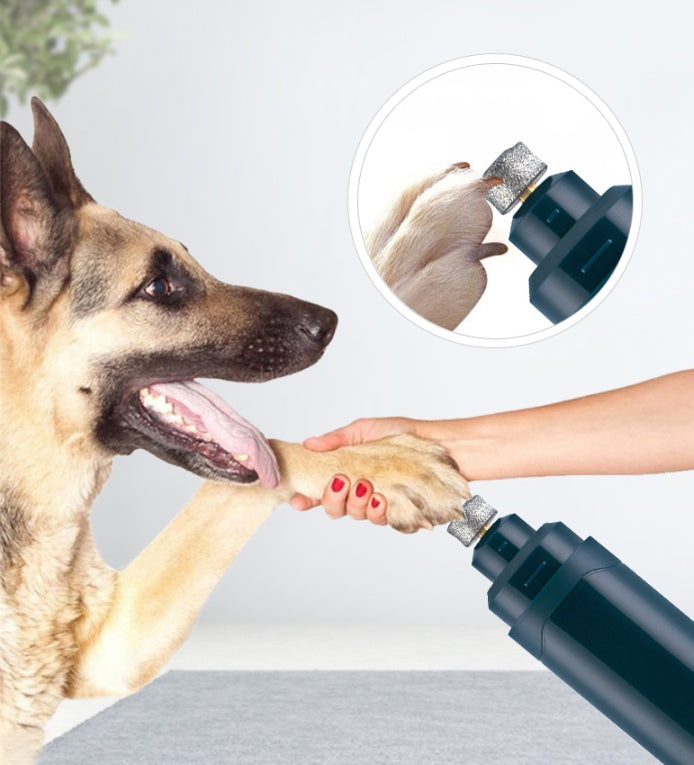 JMT-682698 Electric Pet Nail Polisher with 2 Speed Settings and Mute Operation