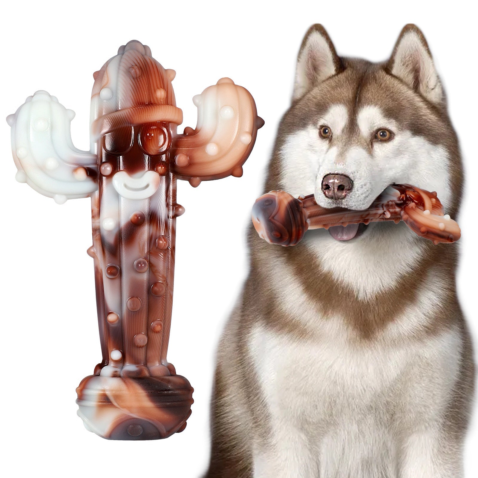 JMT-682762 Durable Nylon Dog Chew Toys in Various Beef Flavors