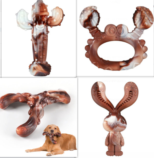 JMT-682762 Durable Nylon Dog Chew Toys in Various Beef Flavors