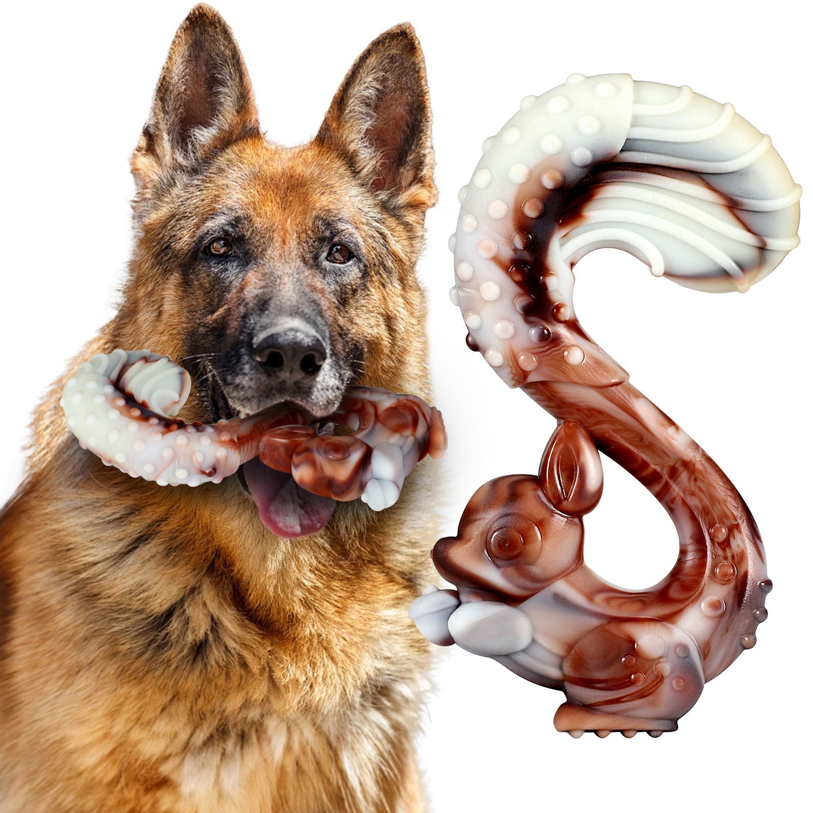 JMT-682762 Durable Nylon Dog Chew Toys in Various Beef Flavors