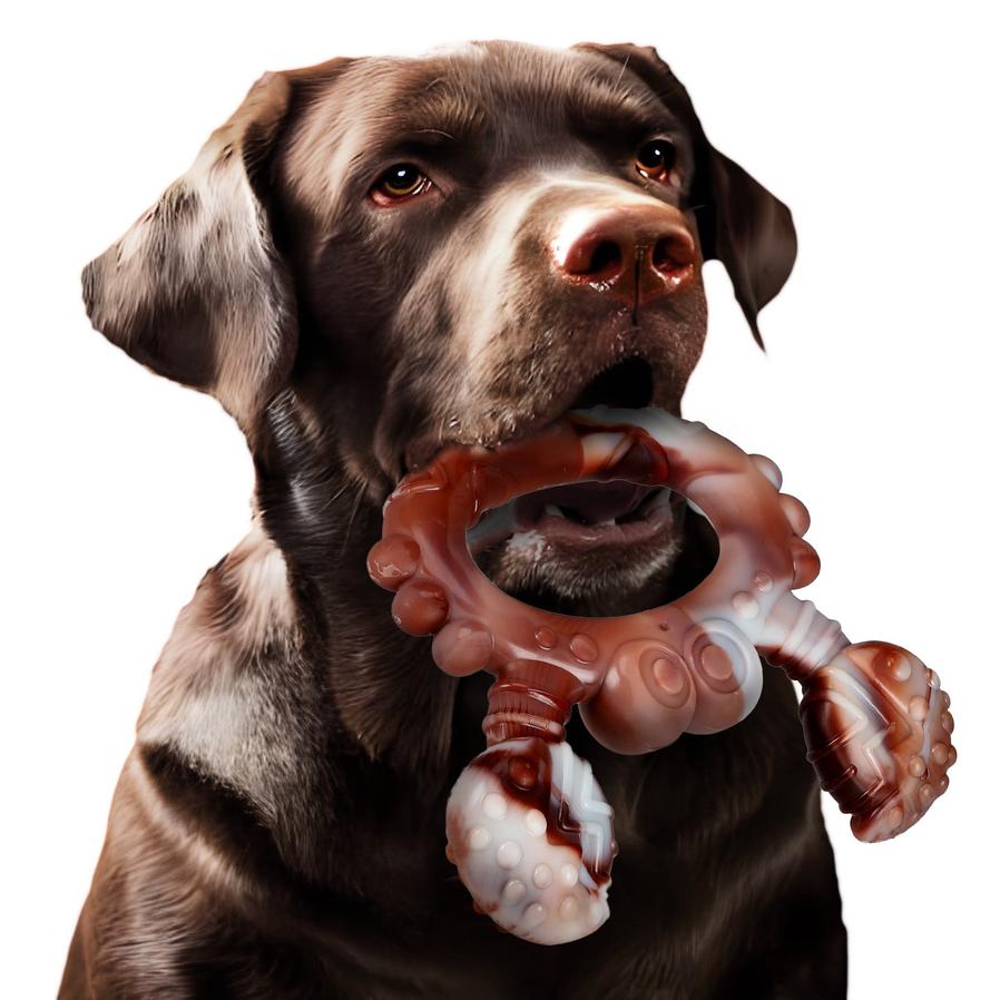 JMT-682762 Durable Nylon Dog Chew Toys in Various Beef Flavors