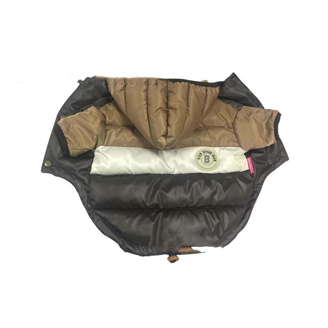 JMT-683402 Waterproof Down Padded Hooded Jacket for Two-Legged Puppies - Fashionable and Cozy Outerwear
