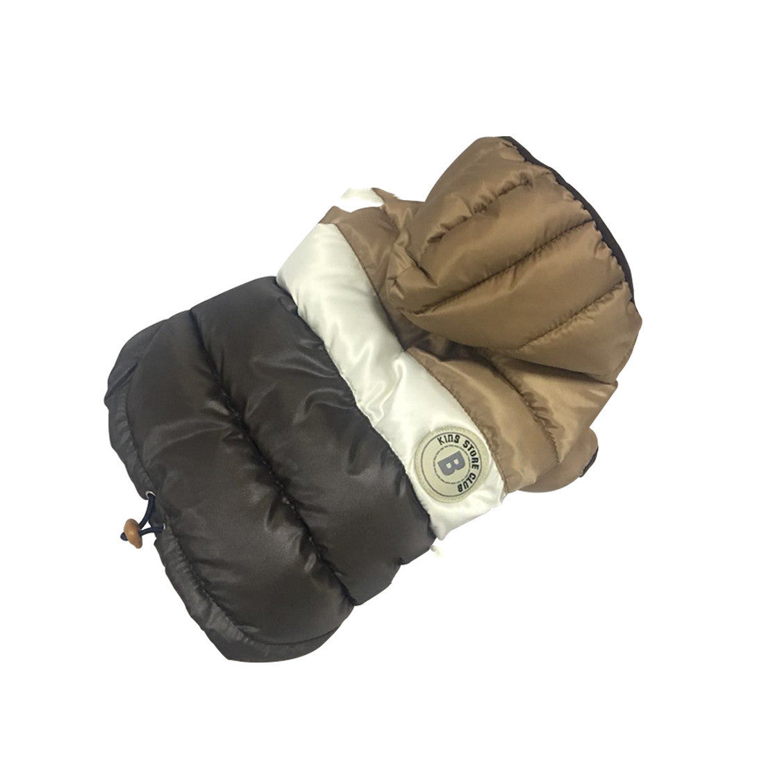 JMT-683402 Waterproof Down Padded Hooded Jacket for Two-Legged Puppies - Fashionable and Cozy Outerwear