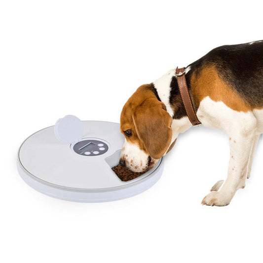 JMT-683786 Automatic 6-Compartment Electronic Pet Feeder for Dogs and Cats