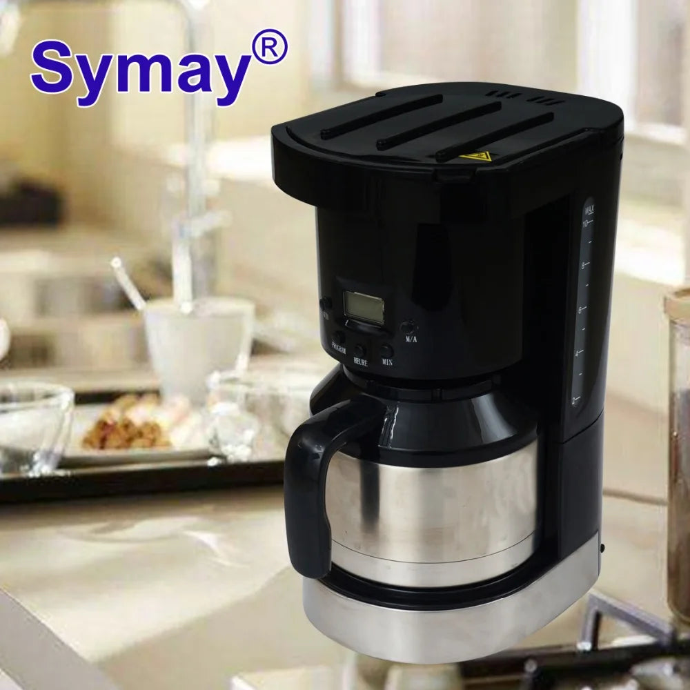 JMT-684042 Drip Coffee Maker with Clear Water Level Indicator and Easy Brew Function