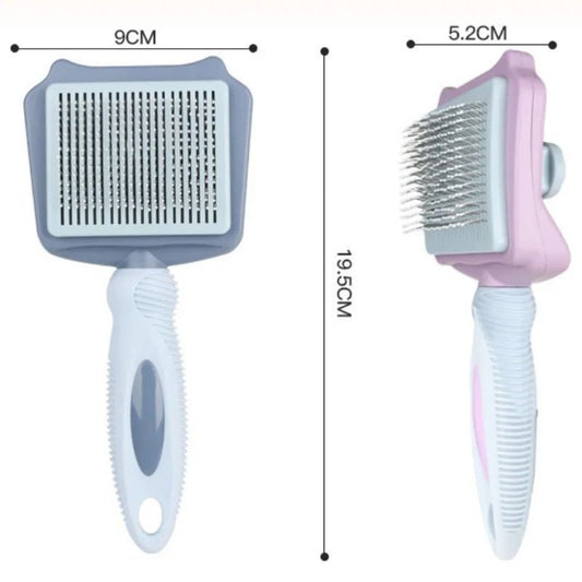 JMT-685002 Automated Pet Hair Remover Brush with Self-Cleaning Feature for Large Dogs and Cats