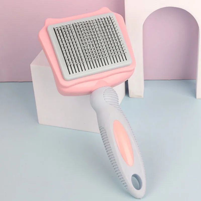JMT-685002 Automated Pet Hair Remover Brush with Self-Cleaning Feature for Large Dogs and Cats