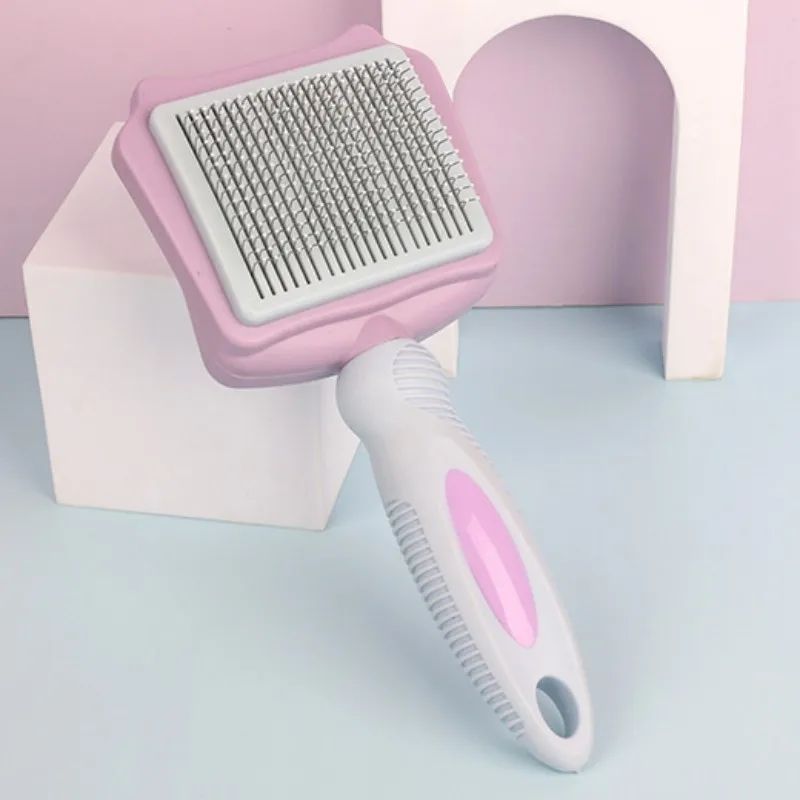 JMT-685002 Automated Pet Hair Remover Brush with Self-Cleaning Feature for Large Dogs and Cats