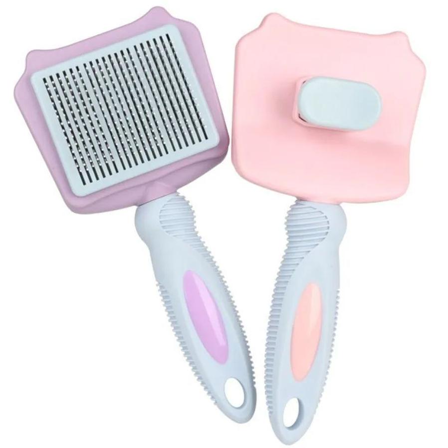 JMT-685002 Automated Pet Hair Remover Brush with Self-Cleaning Feature for Large Dogs and Cats