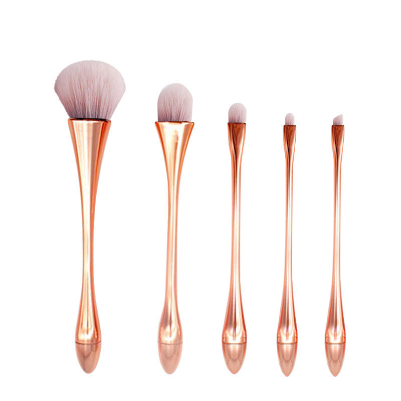 JMT-685194 Small Waist Makeup Brush Set - Nylon Brushes with Plastic Handles