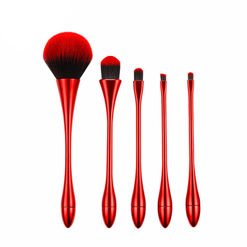 JMT-685194 Small Waist Makeup Brush Set - Nylon Brushes with Plastic Handles