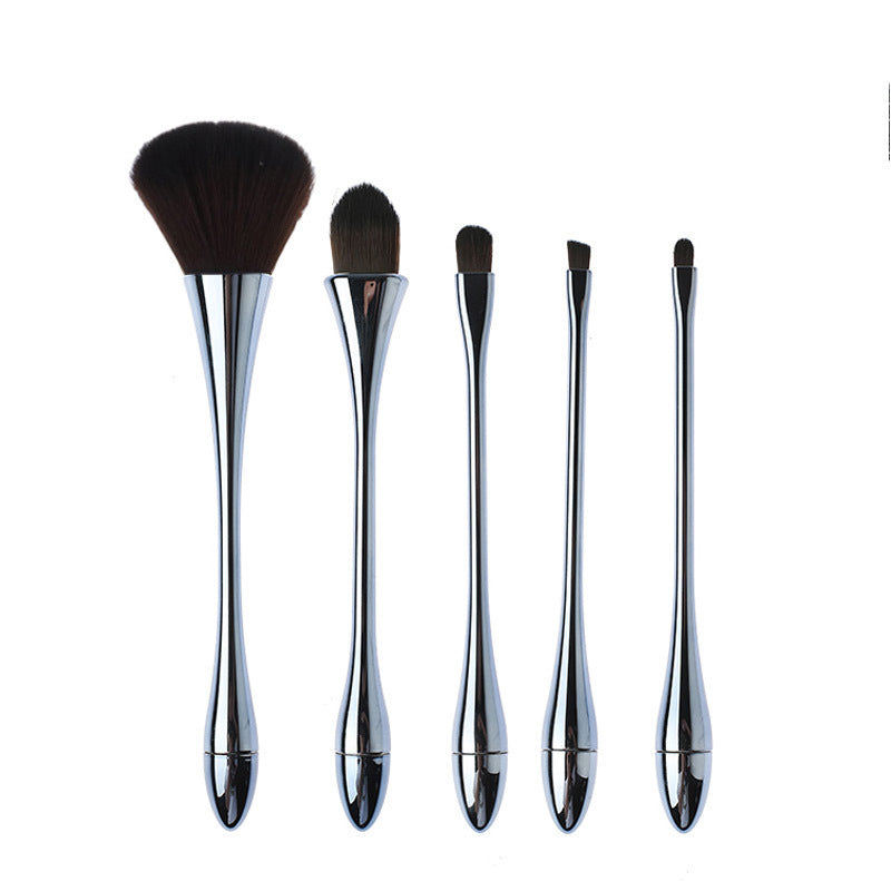 JMT-685194 Small Waist Makeup Brush Set - Nylon Brushes with Plastic Handles