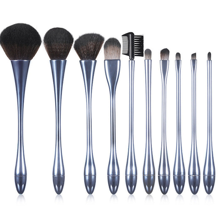 JMT-685194 Small Waist Makeup Brush Set - Nylon Brushes with Plastic Handles
