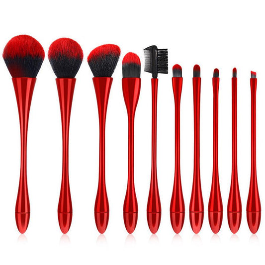 JMT-685194 Small Waist Makeup Brush Set - Nylon Brushes with Plastic Handles