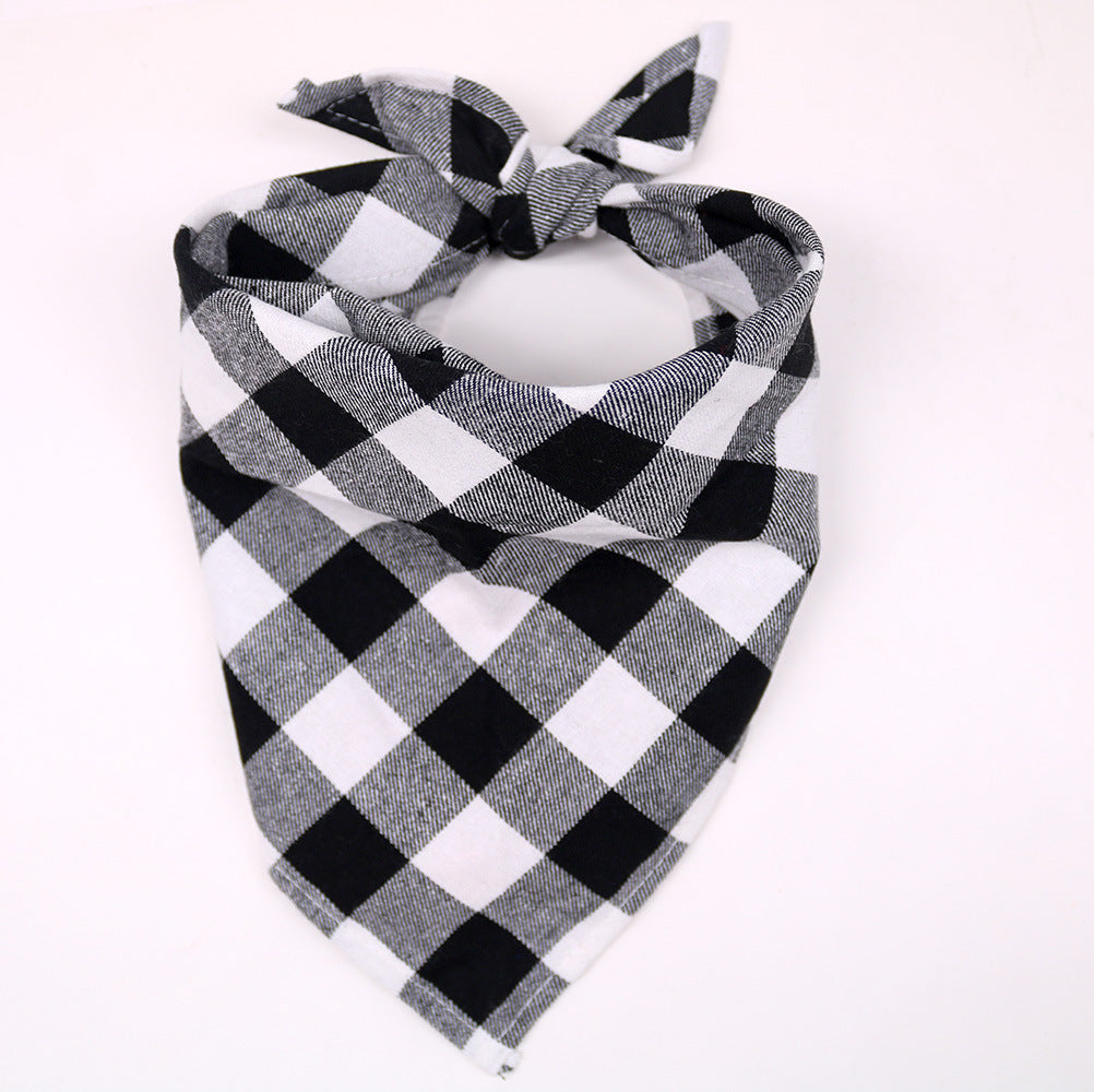 JMT-685386 Large Cotton Triangle Towel for Dogs - Assorted Patterns and Sizes