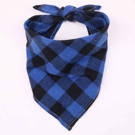JMT-685386 Large Cotton Triangle Towel for Dogs - Assorted Patterns and Sizes