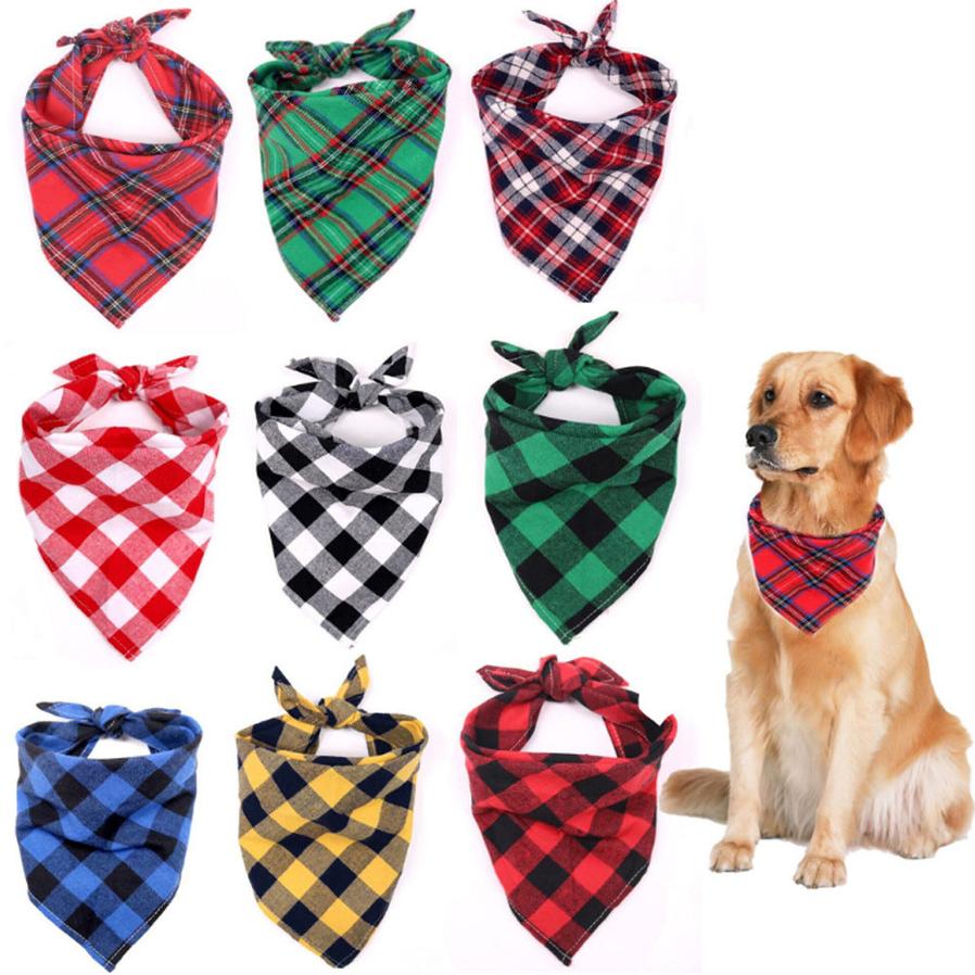 JMT-685386 Large Cotton Triangle Towel for Dogs - Assorted Patterns and Sizes