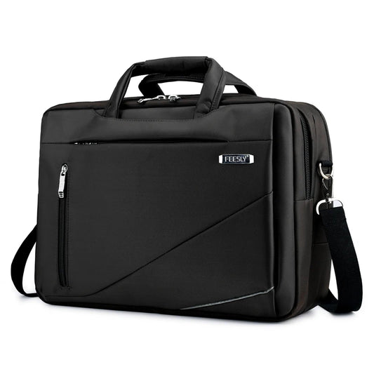 JMT-685898 Executive Black Laptop Bag – Lightweight, Durable, Waterproof, Large Capacity Multipurpose Sleeve
