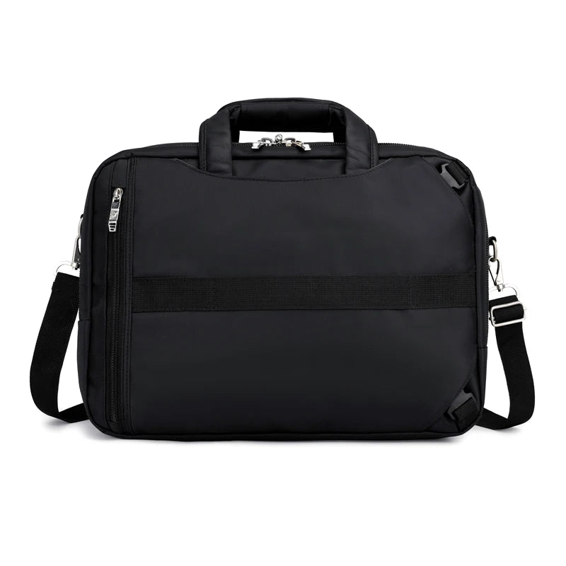 JMT-685898 Executive Black Laptop Bag – Lightweight, Durable, Waterproof, Large Capacity Multipurpose Sleeve