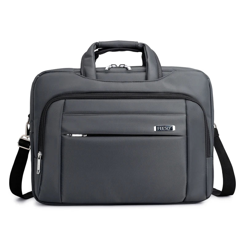 JMT-685898 Executive Black Laptop Bag – Lightweight, Durable, Waterproof, Large Capacity Multipurpose Sleeve