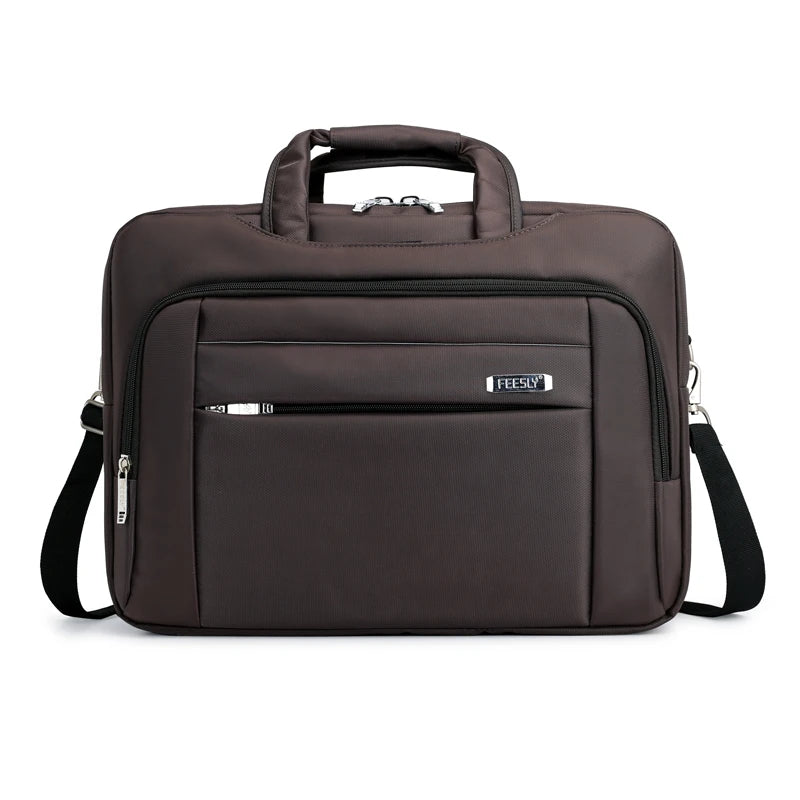 JMT-685898 Executive Black Laptop Bag – Lightweight, Durable, Waterproof, Large Capacity Multipurpose Sleeve