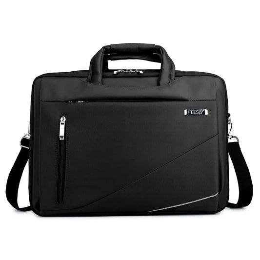 JMT-685898 Executive Black Laptop Bag – Lightweight, Durable, Waterproof, Large Capacity Multipurpose Sleeve