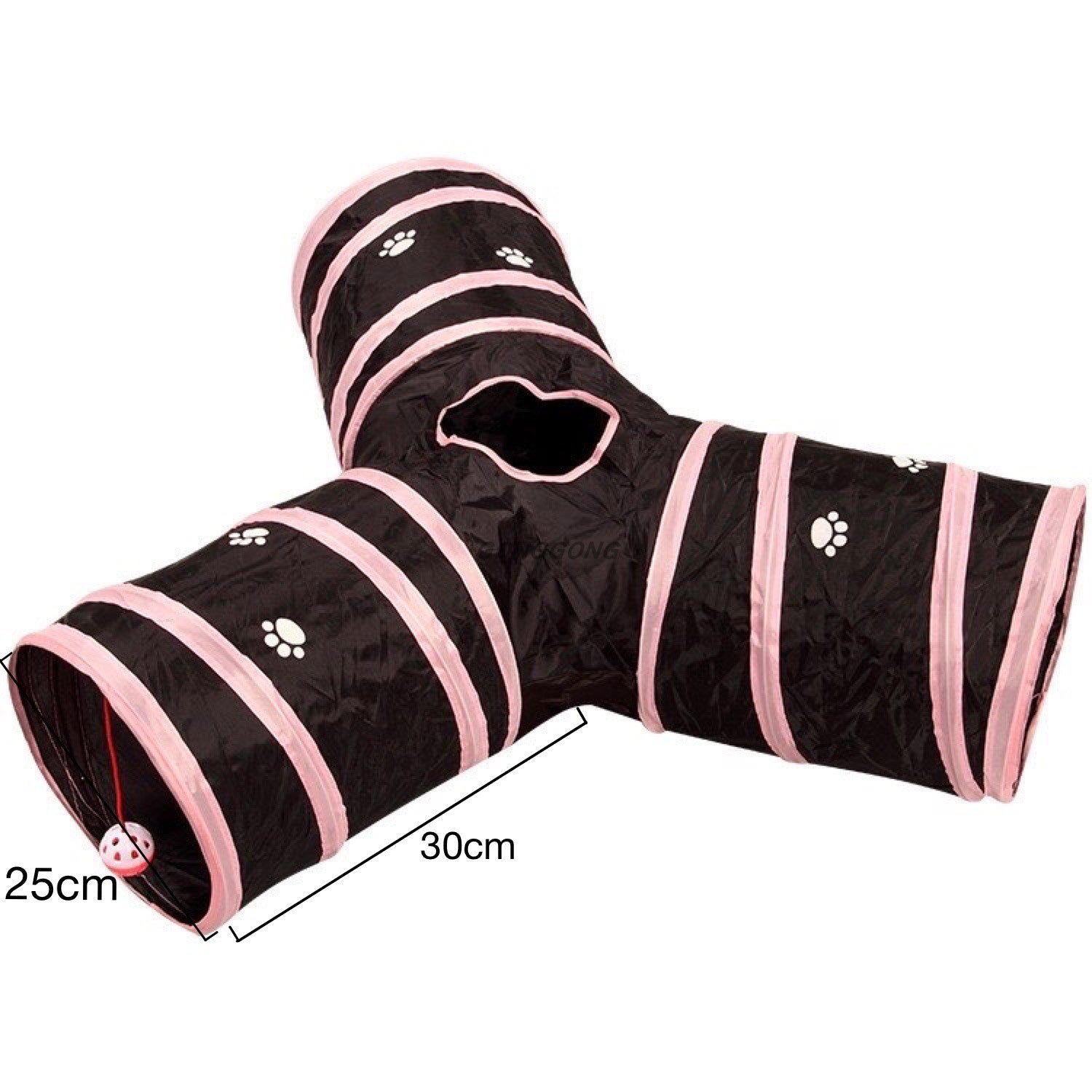 JMT-685898 Labyrinth Drilling Passage Toy for Cats - Y-Shaped Single Layer Design in Blue-Black