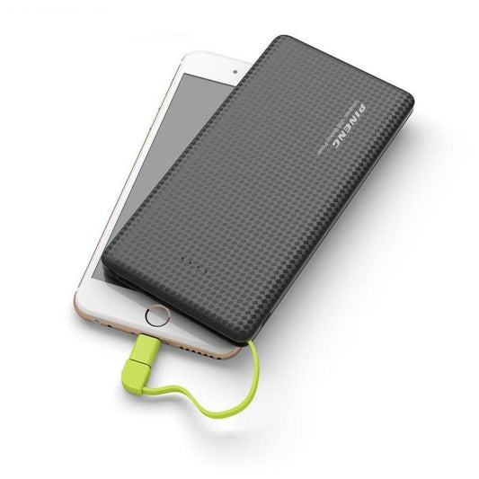 JMT-686090 10,000 mAh Dual Output Mobile Power Bank with LED Indicator and Vibration Switch
