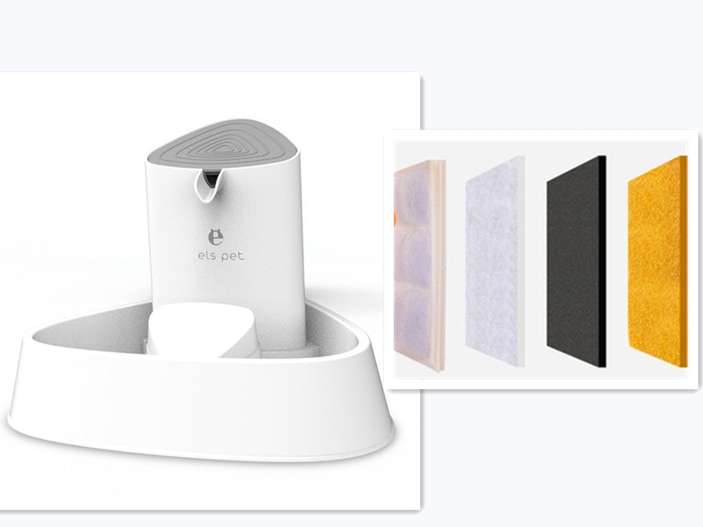 JMT-686090 Automatic Pet Water Dispenser with Quadruple Filtration and Adjustable Flow for Dogs and Cats – 1.8L Capacity