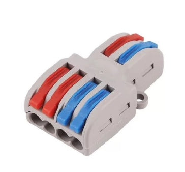 JMT-686090 Quick Wire Connector - 32A, 250V/4KV, Brass Guide, Fire-Insulated, Wiring Range 0.08-4.0mm²