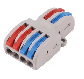 JMT-686090 Quick Wire Connector - 32A, 250V/4KV, Brass Guide, Fire-Insulated, Wiring Range 0.08-4.0mm²