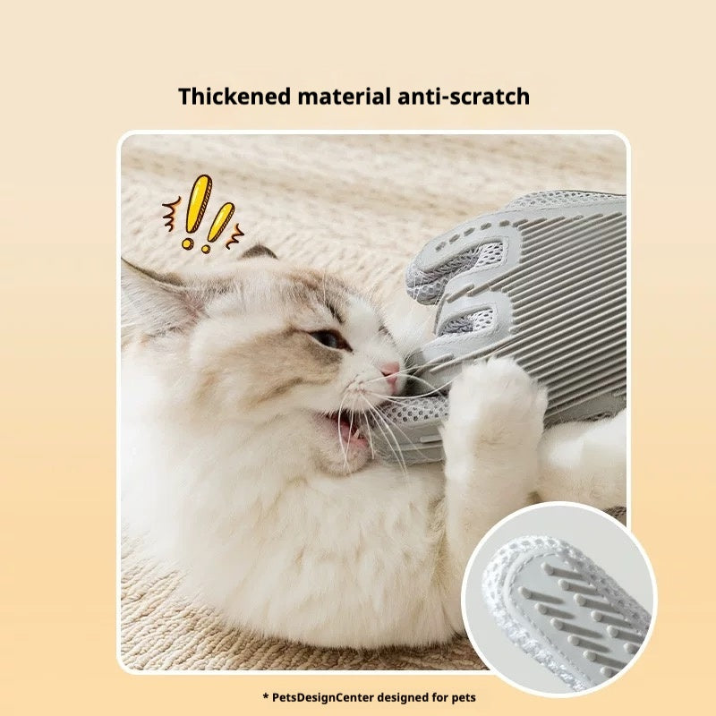 JMT-686154 Cat Grooming Gloves and Brushes for Hair Removal and Massage