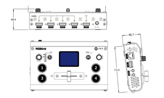 JMT-686410 4-Way HDMI Multi-Format Switcher for Seamless Connectivity