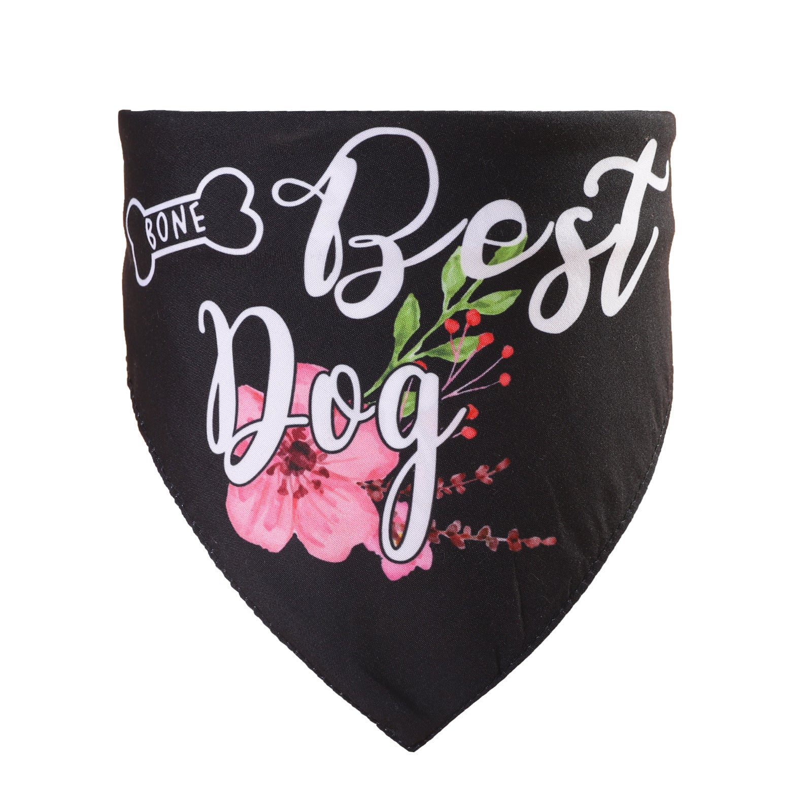 JMT-686538 Double-Layer Wedding Season Pet Saliva Towel for Pets with Neck Sizes 25-48CM