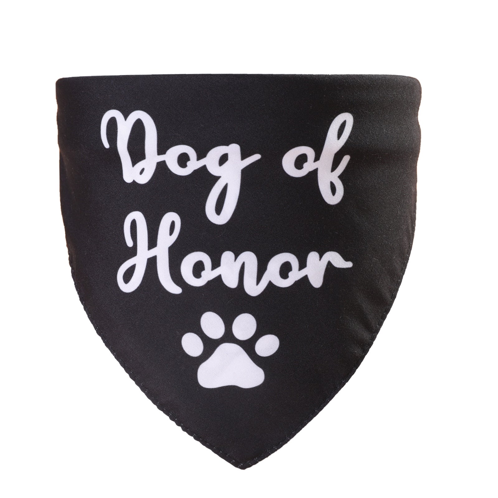 JMT-686538 Double-Layer Wedding Season Pet Saliva Towel for Pets with Neck Sizes 25-48CM