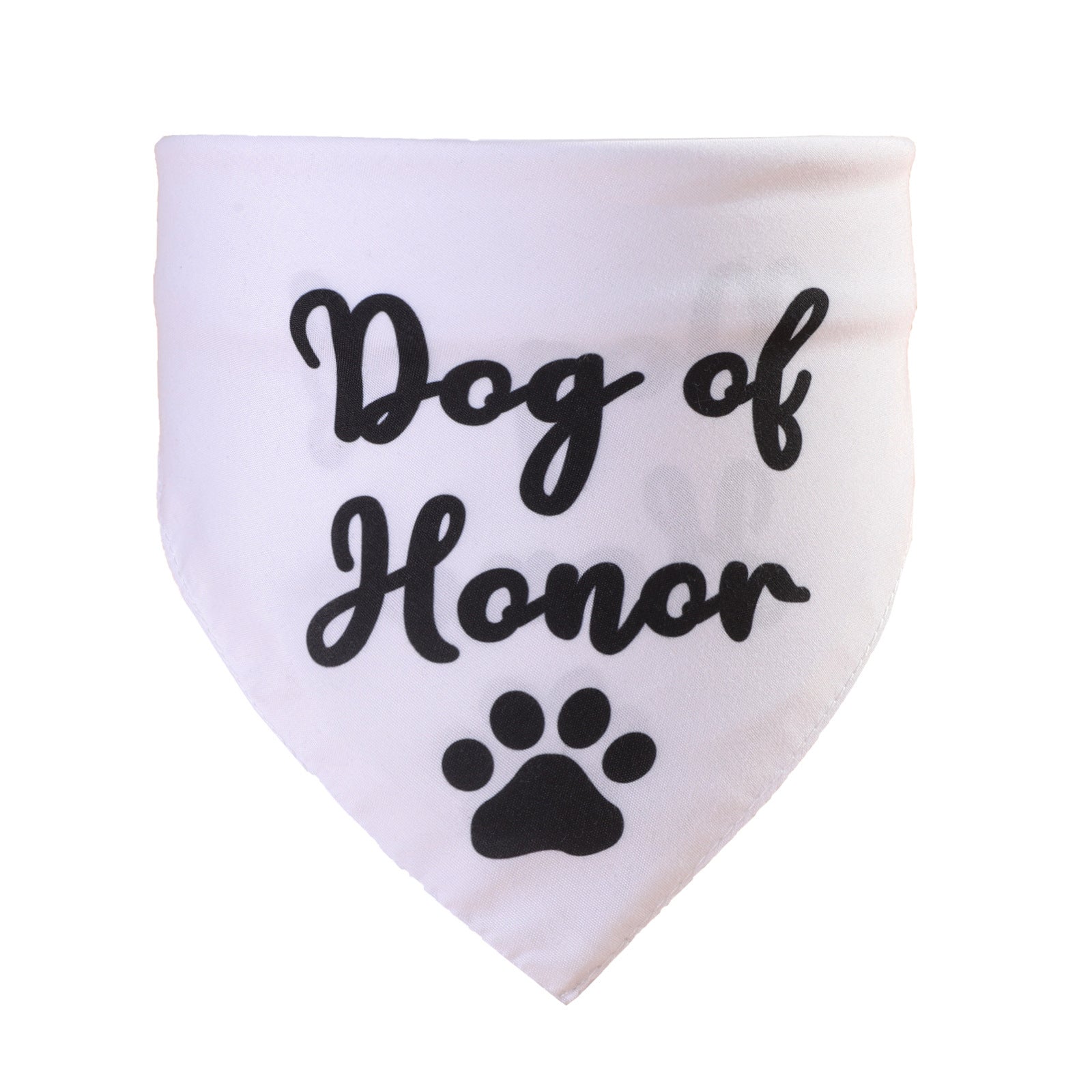 JMT-686538 Double-Layer Wedding Season Pet Saliva Towel for Pets with Neck Sizes 25-48CM
