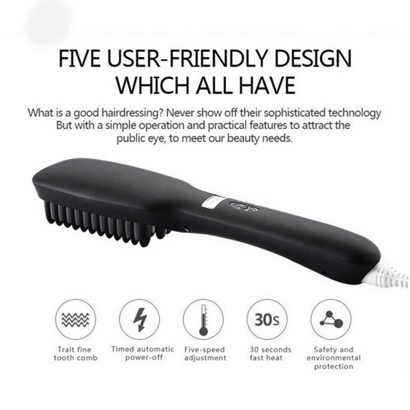 JMT-687050 Ceramic Tourmaline Hair Straightener with 15mm Heat Conductor for Styling Dry Hair