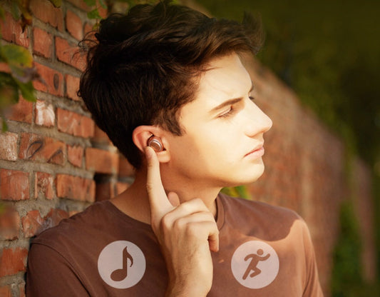 JMT-687050 Mini Wireless Bluetooth Headset with HD Microphone and Noise Reduction, Compatible with Most Devices