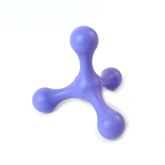 JMT-687050 Teething Relief Silicone Chew Toy for Small and Medium Dogs - Beef Flavored, Teeth Cleaning and Boredom Buster