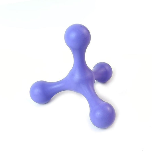 JMT-687050 Teething Relief Silicone Chew Toy for Small and Medium Dogs - Beef Flavored, Teeth Cleaning and Boredom Buster