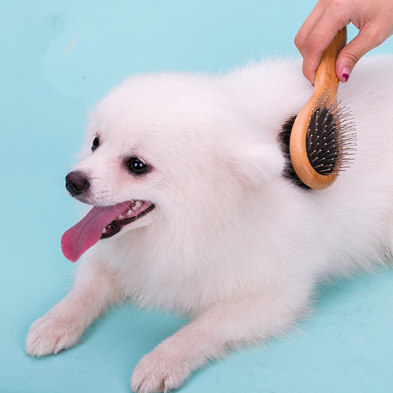 JMT-687306 Double-Sided Stainless Steel Pet Brush for Dogs - Available in Sizes S, M, and L
