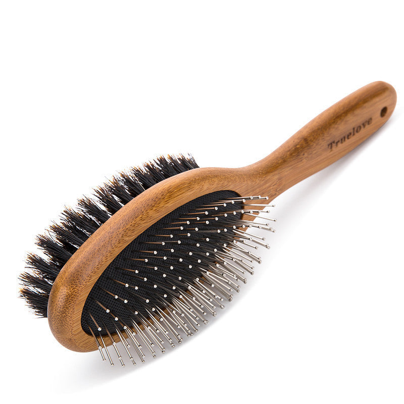 JMT-687306 Double-Sided Stainless Steel Pet Brush for Dogs - Available in Sizes S, M, and L