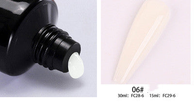 JMT-687370 Crystal Quick Extension Nail Glue 15ml - Orange, Rose Powder, Deep Powder, Bean Paste, White, Custard, Transparent Options Available