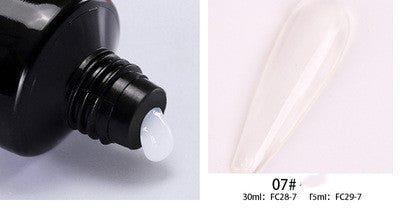 JMT-687370 Crystal Quick Extension Nail Glue 15ml - Orange, Rose Powder, Deep Powder, Bean Paste, White, Custard, Transparent Options Available