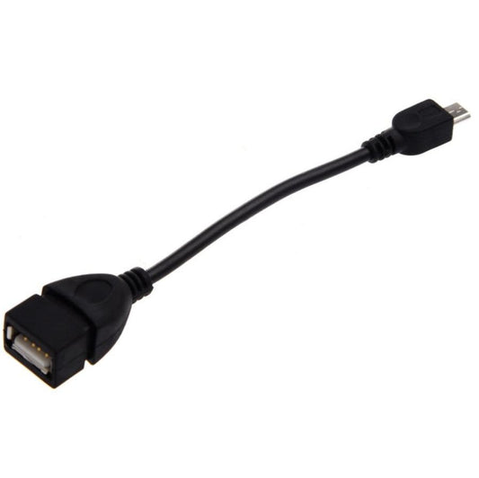 JMT-687562 Micro USB B Male to USB A 2.0 Female OTG Adapter Cable for Data Transfer