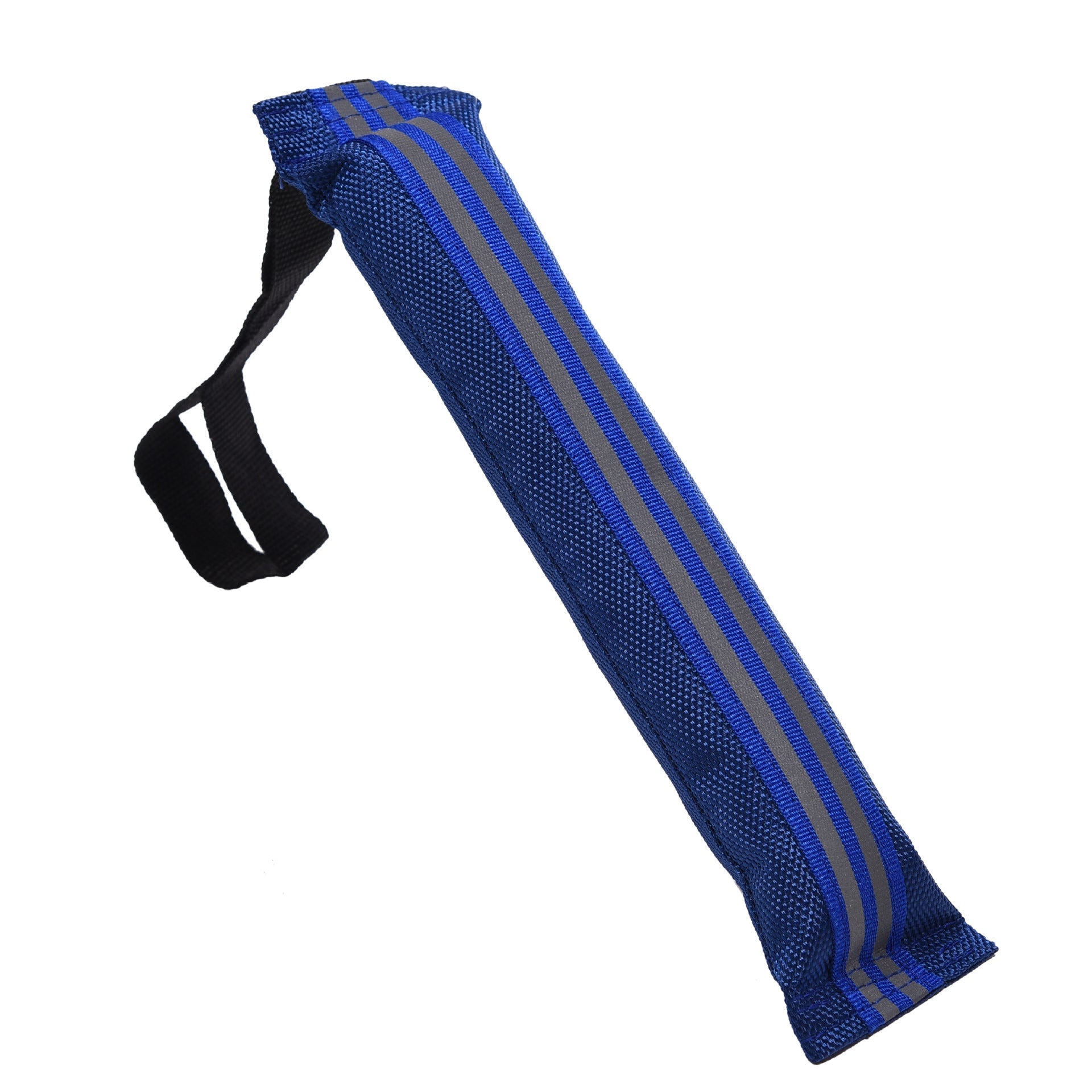 JMT-688202 Interactive Reflective Bite Training Stick for Pets - Canvas, 28cm, Available in Rose Red, Blue, and Orange