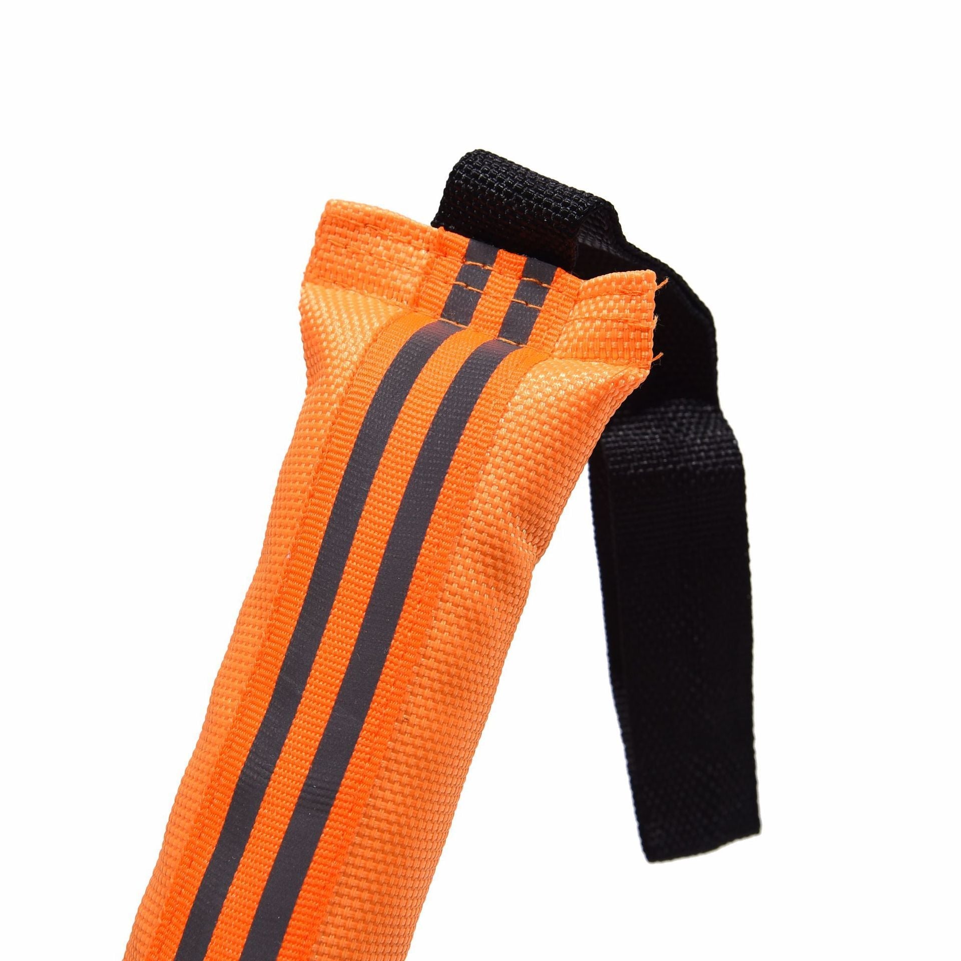 JMT-688202 Interactive Reflective Bite Training Stick for Pets - Canvas, 28cm, Available in Rose Red, Blue, and Orange