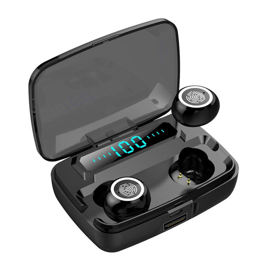 JMT-688202 Wireless Bluetooth Sports Headset with Digital Battery Display and Stereo Sound