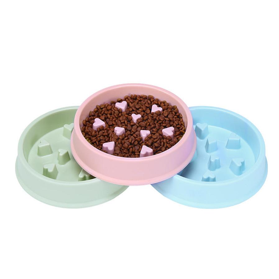JMT-688394 Interactive Dog Puzzle Bowl for Healthy Eating and Reduced Choking Risk - 19.3*4.3 cm, Mix Color