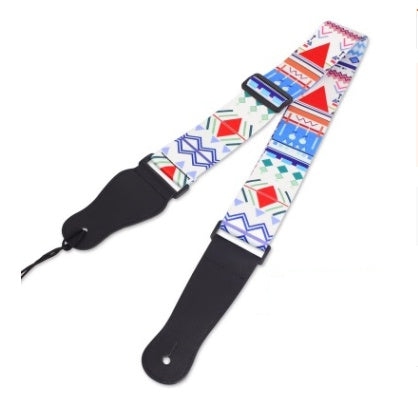JMT-688394 Vibrant Printed Cloth Guitar Straps - Select Your Unique Style!